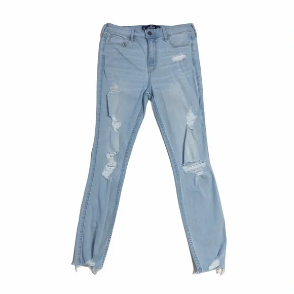 Hollister High Rise Crop Super Skinny Jeans 0805 - Picture 2 of 7